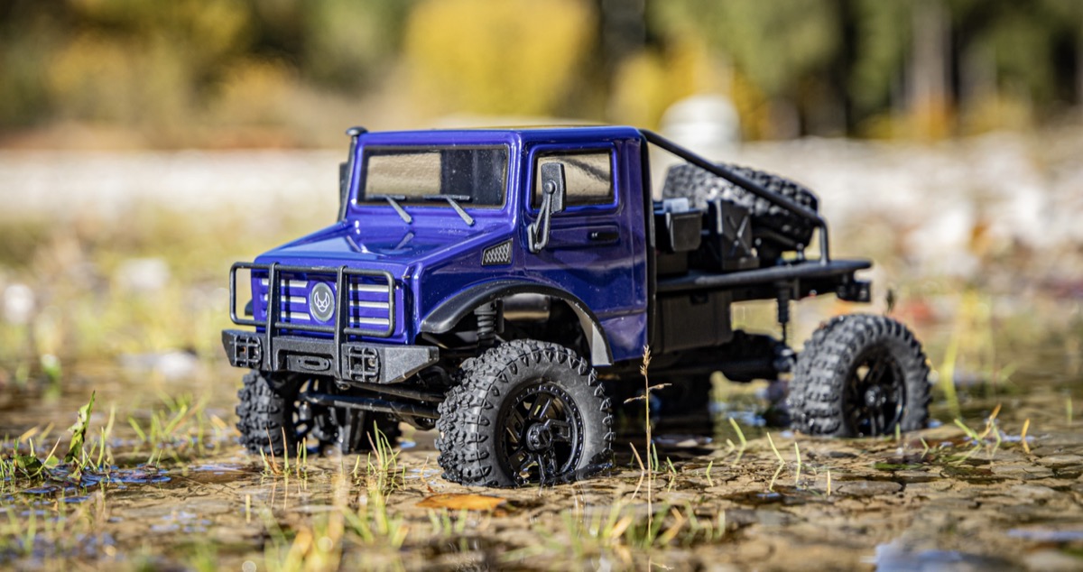 Automodel Absima Scara 1:18 EVO Crawler "Trail Hunter V2" - 2 Viteze  (Albastru) RTR